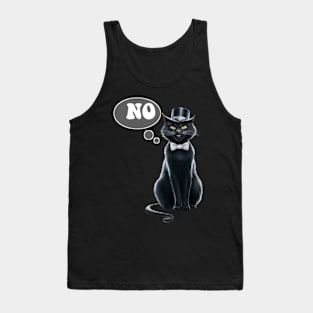 Black Cat says no Tank Top